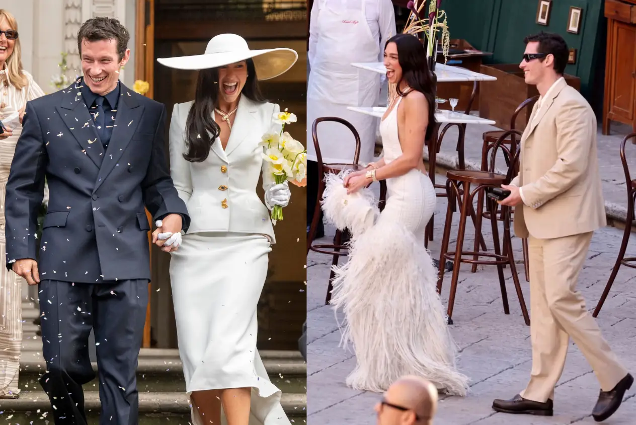 Dua Lipa and Callum Turner Wedding 
